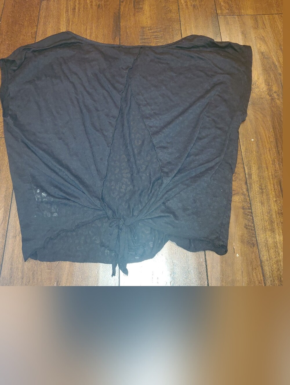 Guess Black Cropped Short Sleeve Top - Picture 3 of 14